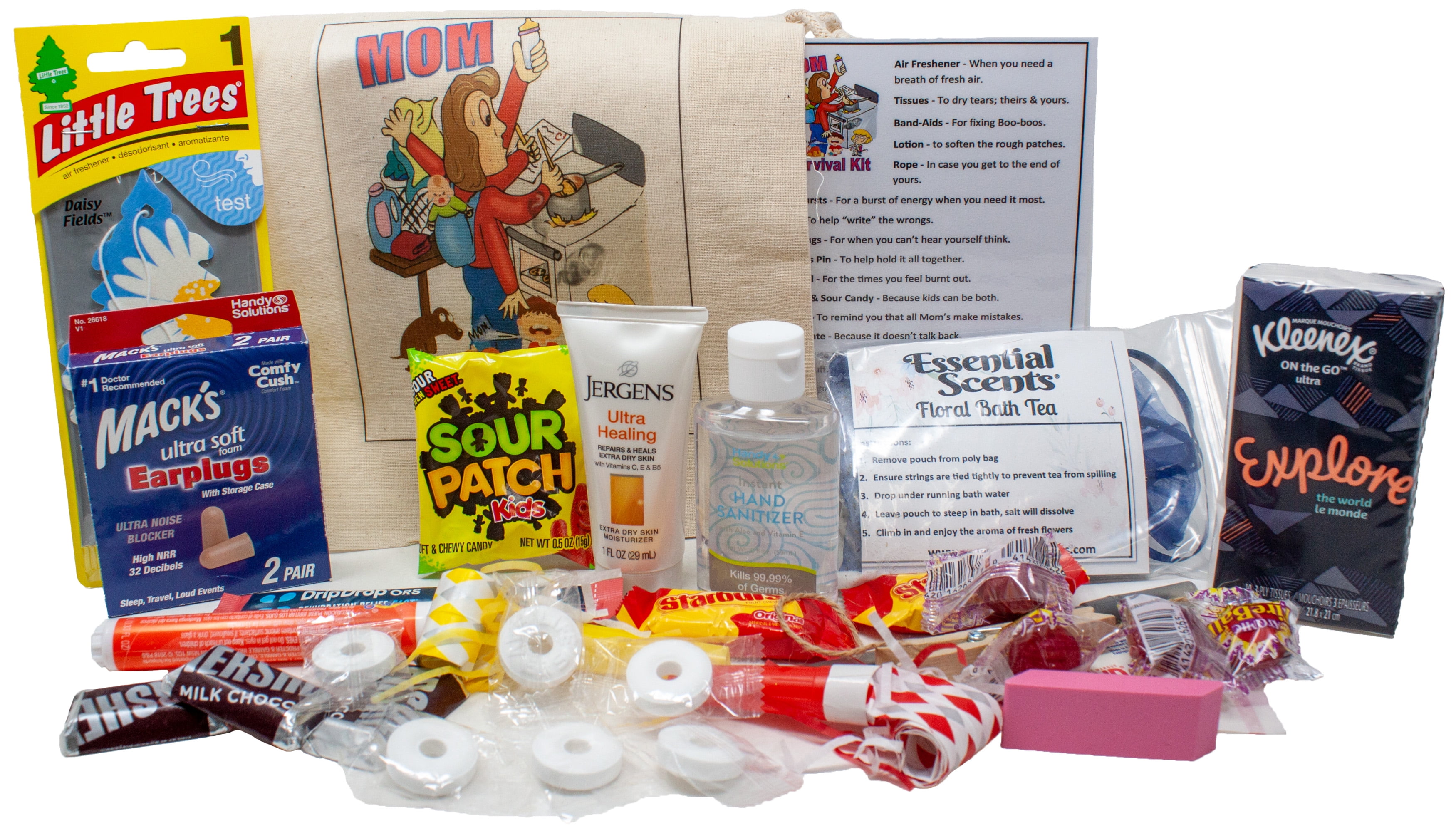 Funny Mom Survival Kit with Keepsakes | Creative Gifts for New Mom's | Creative Mother's Day Funny Mom Survival Kit with Keepsakes | Creative Gifts for New Mom's | Creative Mother's Day