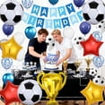 thumbnail image 3 of Trofeo Party Balloons OIWLCI 4D del campeonato de fútbol rojo y amarillo, 3 of 7