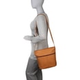 thumbnail image 4 of Le Donne Leather Bucket Shoulder Bag LD-9106, 4 of 4