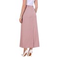 thumbnail image 3 of INSPIRE CHIC Work Pencil Skirt for Women's High Waist Pockets Slip Back Office Midi Bodycon Skirts XS Dark Pink, 3 of 6