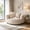 Beige + Corduroy + 1 Seat, variant on AUU Oversized Corduroy Bean Bag Chair for Adults, Bean Bag Sofa with Armrest and 3 Pillows, Foam Filler Lazy Sofa for Bedroom, Living Room, or Dorm