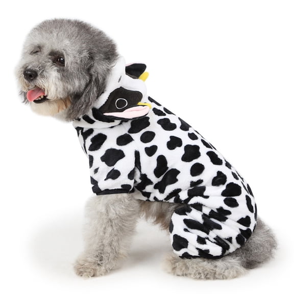 Uonlytech Coral Fleece Dog Clothes for Pets, Soft Warm Costume for Special Occasions, 1 Piece