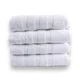 thumbnail image 1 of Toalla para Manos Blanca 4 piezas 100% Algodon premium 34x74 - Hokins, 1 of 7