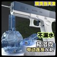 thumbnail image 2 of 格洛克水枪电动连发滋水枪夏季男女孩户外戏水打水仗儿童玩具as the picture Deng Xun unisex, 2 of 2