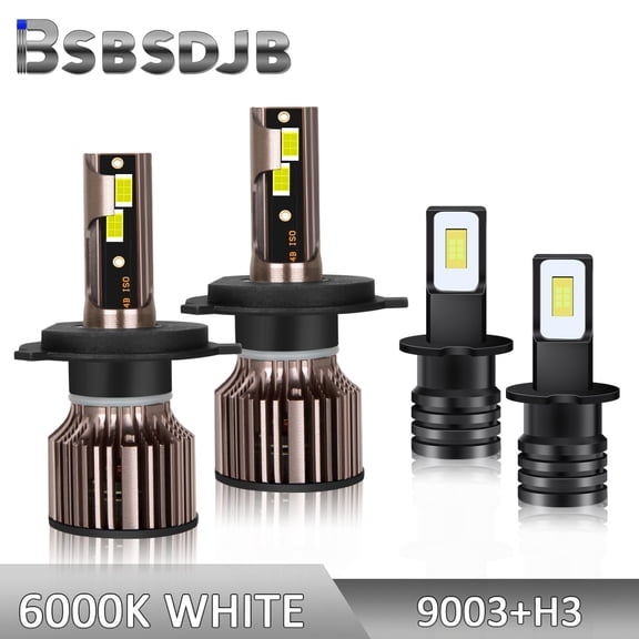 For Mitsubishi Eclipse 2000-2002 LED Headlight   Fog Light Bulbs 6000K White