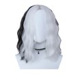 thumbnail image 1 of Peluca Blanca Y Negra, Disfraz De Cosplay, Pelo Sintético Para Mujer, Pelo Corto Para Juego De Rol Para Cosplay, Fiesta De Navidad Y Halloween Yuarrent CE007669-05, 1 of 6