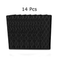 thumbnail image 4 of Pure Era Bullnose Carpet Stair Treads Cover 9" x 30" Plaid Pattern Rug Indoor Non Slip Self Adhensive (Set of 14,Black Diamond Trellis), 4 of 9