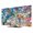 LightSalmon Auqamarin PowDerBlue, variant on Thin Grey White Line Elastic Indoor TV Cover 65" Dust Protector, Stretch Fabric Flat Screen TV Covers, American Flag Star Universal Washable Anti-scratch Cover for Curved LCD LED OLED TVs