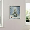 thumbnail image 3 of NIJIAN  Gallery Wrapped Canvas Wall Art Print for Holiday Decor, Cardinals and Christmas, 3 of 4