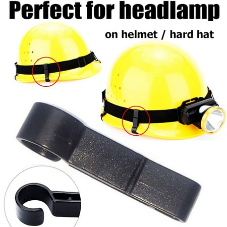 

Elbourn 1-Pack Hard Hat Buckle Helmet Clip For Headlights Hard Hat Light Clip Helmet Clip Hard Hat Accessories
