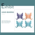 thumbnail image 4 of Houderco 4Ud Gancho De Pared Con Y Adhesivo Para Uso En Y Cocina, 4 of 8