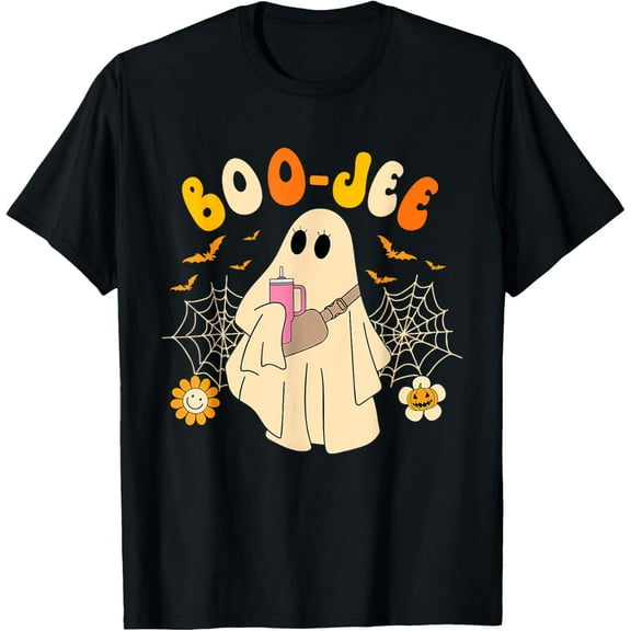 Boo Jee Halloween Spooky Season Cute Ghost Boujee Boogee T-Shirt