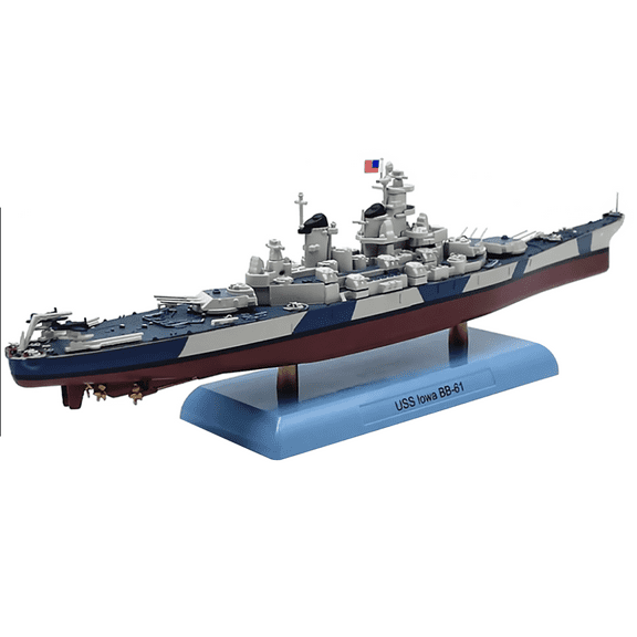 US BB-61 Iowa Battleship Model 1:1000 Scale Collectible Gifts for Display Collection Toy