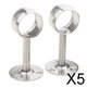 thumbnail image 1 of 5 Soporte de tubo de armario de acero inoxidable Soledad 32mm 2 piezas, 1 of 10