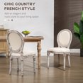 thumbnail image 4 of HOMCOM Dining Chairs, French Chic, Kids, Wood (Set of 2), 4 of 9
