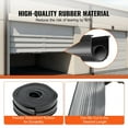 thumbnail image 5 of U-Shaped Garage Door Bottom Weather Seal with O-Ring, 20ft Black Rubber Seal for 5/16" T-Tracks & 3-3/4" Door Width, Weather Stripping & Insulation, 5 of 11