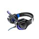 thumbnail image 2 of Methold Auriculares para juegos Micrófono giratorio USB Multifuncional Durable Estéreo de alta Jack de 3,5 mm Auriculares con cable Cables de audio/vídeo negro+azul, 2 of 6