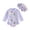Light Purple, variant on Gunia Baby Swimsuit Girl 2Pcs Set Cartoon Print Crew Neck Long Sleeve Rash Guard Swimwear Sun Hat Girls One Piece Swimsuits For Beach Pool 3M-3Y