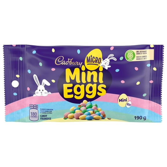 Cadbury, Micro Mini Eggs, Easter Chocolatey Candy, Easter Treats