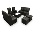 thumbnail image 2 of Sala Lounge Lisa Chocolate Minimalista Moderna Sillones Puff Dimobeler Lisa, 2 of 2