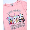 thumbnail image 3 of Sweet & Sassy Girls' Pajamas - 2 Pack Sleep Shirt Nightgown Pajamas (Size: 4-14), 3 of 7