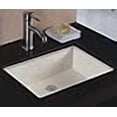 thumbnail image 3 of Wells Sinkware RTU2016-6B 20 in. Rectangular Undermount Single Bowl Bathroom Sink, Bisque, 3 of 3