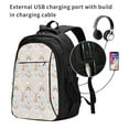thumbnail image 2 of Balery Animals In Tribe Print USB Charging Backpack for Men and Women - Water-Resistant, Anti-Theft Laptop Backpack with USB Port for Travel, Work, School, and College, 2 of 7