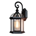 thumbnail image 1 of Lampe Murale Extérieure, Style Traditionnel, Finition Noire Texturée pour Durabilité Améliorée, 1 of 7