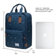 thumbnail image 2 of KAUKKO Stylish Oxford Fabric Backpack Travel Rucksack lightweight Hiking Bag Satchel, 2 of 5