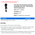 thumbnail image 2 of Front Strut and Coil Spring Assembly - Compatible with 1990 - 1995 Chrysler Town & Country Base 1991 1992 1993 1994, 2 of 2