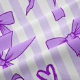 thumbnail image 5 of Manfei Cartoon Princess Bow Blackout Curtains,Purple Coquette Bowknot Window Curtains Pack of 2 (38x45 Each), 5 of 6