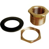 Dial 1 in. W Black Brass Evaporative Cooler Overflow Drain
