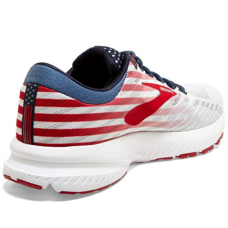 Brooks launch 6 clearance red white and blue