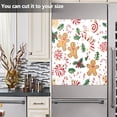 thumbnail image 4 of Haosy Dishwasher Magnet Cover Magnetic Fridge Door Cover Home Kitchen Decor Gingerbread Men Holly Leaves 23"x 26", 4 of 6