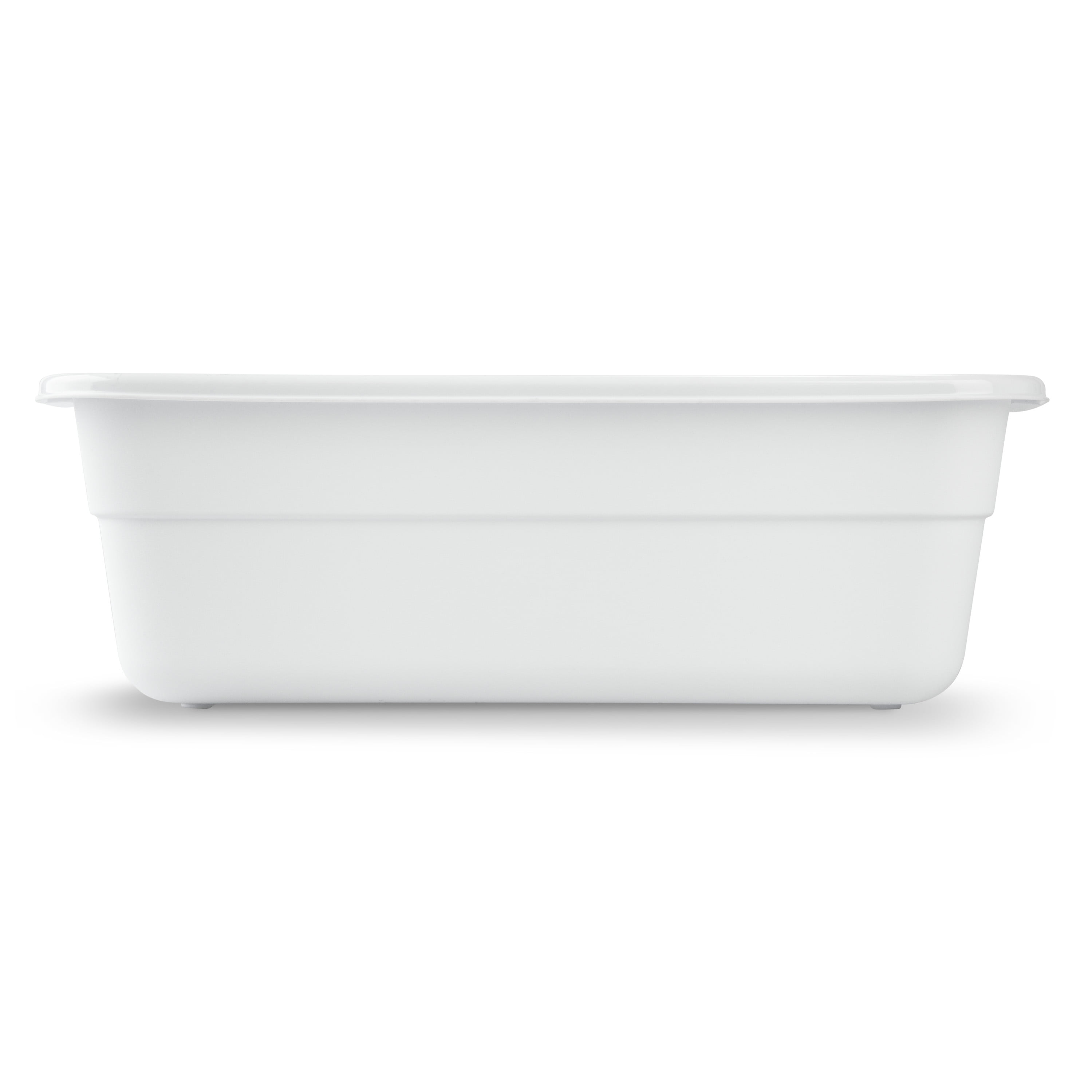 Essentials White Plastic Dish Pans, 8 qt.