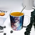 thumbnail image 5 of Yiaed Urban Style Colorful Dragon Print Ceramics Coffee,Large Handle Design,Extra Large Tea and Coffee Cup for Office and Home Mugs, 5 of 6