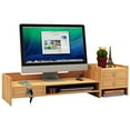 thumbnail image 4 of Miumaeov Wood Computer Stand Desktop Storage Drawer Rack Office Organizer, 4 of 13
