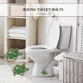 thumbnail image 5 of Turtle Ceramic Toilet Bolt Caps, 2PCS Cute Decorative Toilet Lid Covers, Novelty Bathroom Ornament Set, Durable Ceramic Decor for Toilet, Bathroom, Restroom & Home Use, Green, 5 of 9