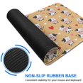 thumbnail image 6 of Long Mouse Pads for Desk,Orange Cow Heart Pattern Desk Mats on Top Of Desks, Desk Mouse Pad Extra Large with 3mm Non-Slip Base and Stitched Edge for Gaming,Office,Work,Home 47.3"x23.6", 6 of 6