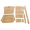thumbnail image 3 of Leathercraft , Leather Craft Tool, Premium Transparent Acrylic Template, For Making Handbag Leather DIY, 3 of 8