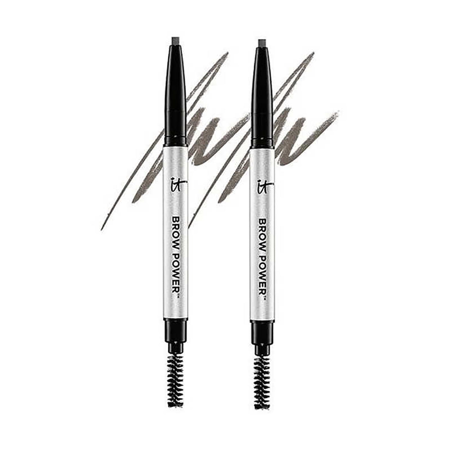 It Cosmetics Brow Power Universal Taupe Eyebrow Pencil Full Size 2-Pack