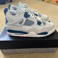 thumbnail image 3 of Ni - ke Size 11 - Jordan 4 Retro Military Blue 2012, 3 of 5