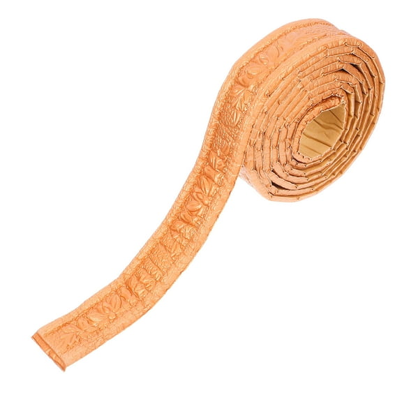 NIAIZEK Light Brown Flexible Foam Molding for Wall Skirting and Decorative Border Accents