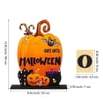 thumbnail image 1 of Calendario de Adviento de Halloween con diseño de fantasma, calendario de cuenta regresiva de madera, adornos de terror para interiores, estante de decoración de fiesta temática para el hogar, 1 of 4