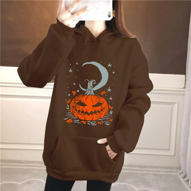 Talla Sudadera Sudadera Halloween Mujer Sudadera Con Capucha Y