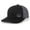 Black/Charcoal, variant on Men's Scenic Mountain Outdoors Woodland Embroidered Mesh Back Trucker Hat, Charcoal/Neon Blue