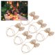 thumbnail image 4 of De arpillera, decoraciones de bricolaje 6pcs decoración lindo úico para envolta de regalos para la fiesta para la boda, 4 of 7