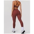 thumbnail image 3 of PISONIC Polka Point Workout Sets for Women 2 Piece Spaghetti Straps Cross Back Sports Bra Matching High Waist Legging Gym Yoga Pilates Outfits, 3 of 10