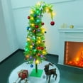 thumbnail image 5 of Christmas Ornament Holiday Decorations Christmas Decoration PVC Crooked Neck Christmas Tree Crooked Tree Colored Balls Christmas Decoration Ornaments for Home Decoration Ornament Xmas Gift, 5 of 7