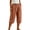 Khaki, variant on SBYOJLPB Women's Capris Pants Solid Color Casual Capris Trousers with Pockets and Drawstring